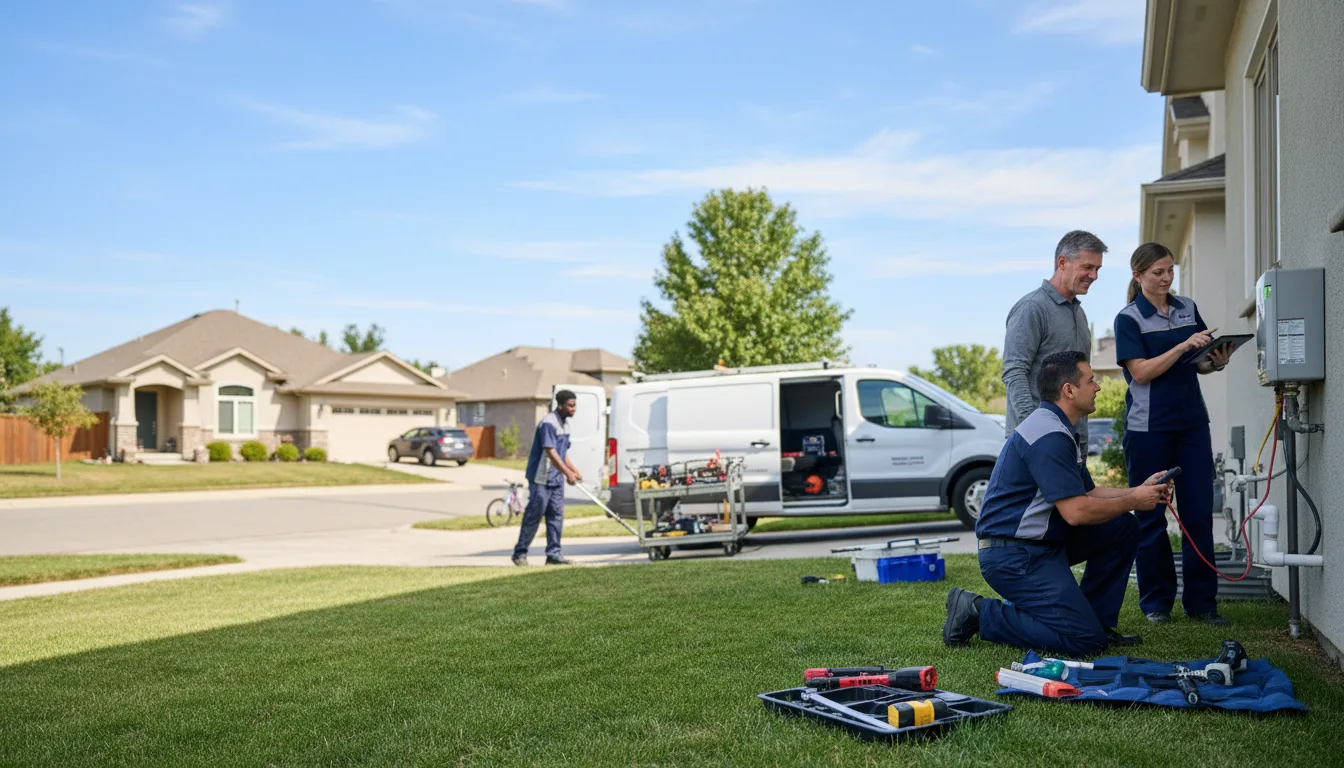 Tankless water heater service in Oak, NE